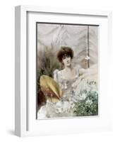 Fedora, 1882-Alfred Stevens-Framed Giclee Print