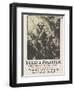 "Feed a Fighter: Eat Only What You Need--Waste Nothing" Poster, 1918-Wallace Morgan-Framed Giclee Print