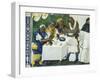 Feed Hungry, Scene from Seven Works of Mercy-null-Framed Giclee Print