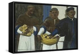 Feed Hungry, Scene from Seven Works of Mercy-null-Framed Stretched Canvas