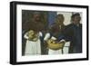 Feed Hungry, Scene from Seven Works of Mercy-null-Framed Giclee Print