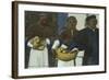 Feed Hungry, Scene from Seven Works of Mercy-null-Framed Giclee Print