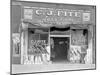 Feed store front, Alabama, 1936-Walker Evans-Mounted Photographic Print