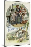 Feeding a Young Child Suchard Cocoa-null-Mounted Giclee Print