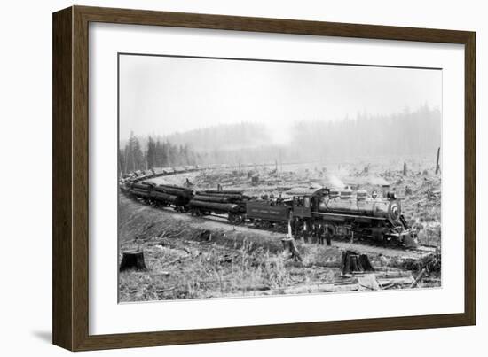 Feeding Frenzy-Clark Kinsey-Framed Art Print