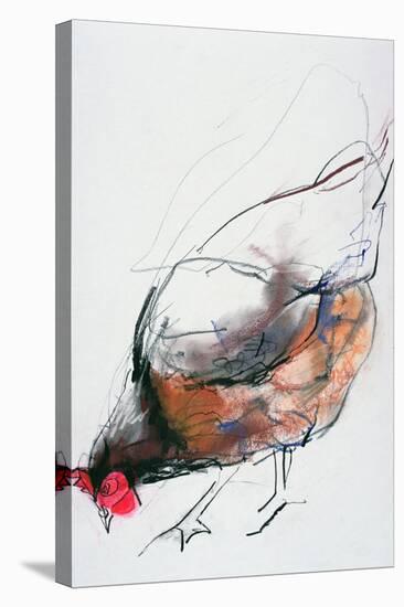 Feeding Hen, Trasierra, 1998-Mark Adlington-Stretched Canvas