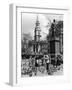 Feeding Pigeons 1950-null-Framed Photographic Print