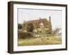 Feeding Poultry-Helen Allingham-Framed Giclee Print