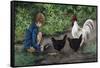 Feeding Ralphie-Debbi Wetzel-Framed Stretched Canvas