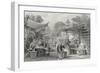 Feeding Silkworms and Sorting Cocoons-Thomas Allom-Framed Giclee Print