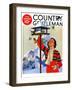 "Feeding the Birds," Country Gentleman Cover, February 1, 1936-Jack Murray-Framed Giclee Print