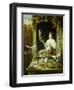 Feeding the Birds-Jan Pieter Portielje-Framed Giclee Print