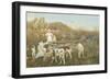 Feeding the Calves-Thomas J. Lloyd-Framed Giclee Print