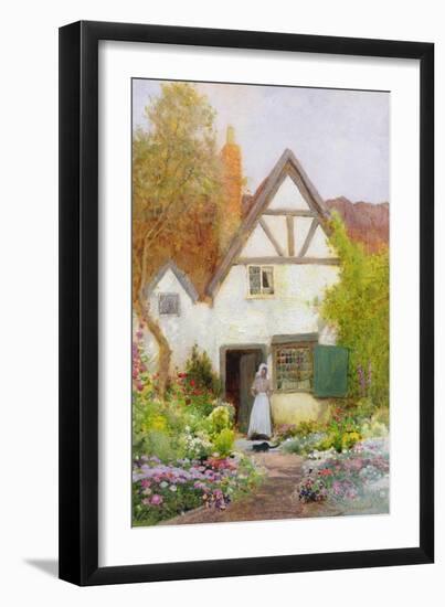 Feeding the Cat-Arthur Claude Strachan-Framed Giclee Print