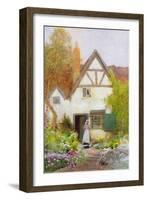 Feeding the Cat-Arthur Claude Strachan-Framed Premium Giclee Print