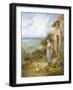 Feeding the Chickens-Ernest Walbourn-Framed Giclee Print