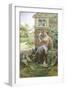 Feeding the Chickens-Alfred Augustus Glendenning-Framed Giclee Print