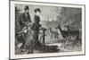 Feeding the Deer, Phoenix Park, Dublin, Ireland, 1876, Europe, European-null-Mounted Giclee Print
