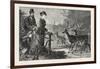 Feeding the Deer, Phoenix Park, Dublin, Ireland, 1876, Europe, European-null-Framed Giclee Print