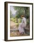 Feeding the Doves-Ernest Walbourn-Framed Giclee Print