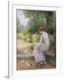 Feeding the Doves-Ernest Walbourn-Framed Giclee Print