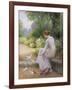 Feeding the Doves-Ernest Walbourn-Framed Giclee Print