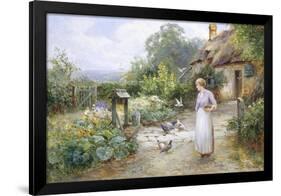 Feeding the Doves-Ernest Walbourn-Framed Giclee Print