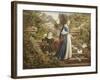 Feeding the Doves-F. Sydney Muschamp-Framed Giclee Print