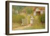 Feeding the Doves-Arthur Claude Strachan-Framed Giclee Print