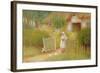 Feeding the Doves-Arthur Claude Strachan-Framed Giclee Print