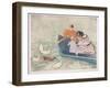 Feeding the Ducks, 1895-Mary Cassatt-Framed Giclee Print