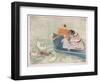 Feeding the Ducks, 1895-Mary Cassatt-Framed Giclee Print