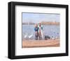 Feeding the Ducks-Paula Nightingale-Framed Art Print