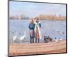 Feeding the Ducks-Paula Nightingale-Mounted Art Print