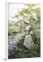 Feeding the Ducks-Alfred Augustus Glendenning-Framed Giclee Print