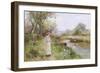 Feeding the Ducks-Ernest Walbourn-Framed Giclee Print