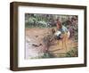 Feeding the Ducks-Paul Gribble-Framed Giclee Print