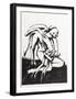 Feeding the Familiar from The Illusions Suite-Clive Barker-Framed Collectable Print