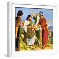 Feeding the Five Thousand-Clive Uptton-Framed Giclee Print