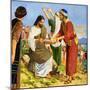 Feeding the Five Thousand-Clive Uptton-Mounted Giclee Print