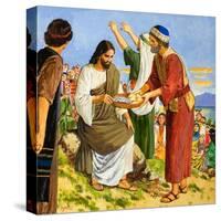 Feeding the Five Thousand-Clive Uptton-Stretched Canvas