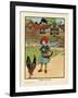 Feeding the Fowls-Charles Robinson-Framed Art Print