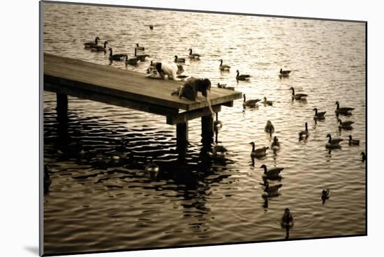 Feeding the Geese II-Alan Hausenflock-Mounted Photographic Print