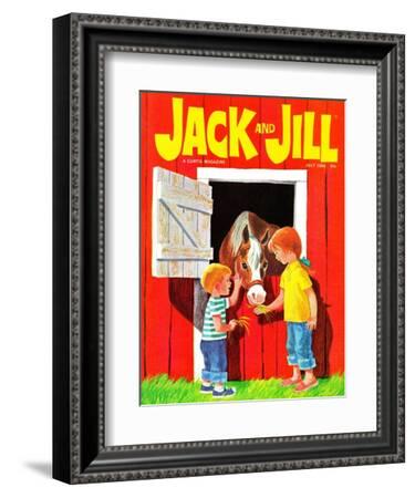 Feeding the Horse - Jack and Jill, July 1966' Giclee Print ...