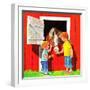 Feeding the Horse - Jack & Jill-Beth Krush-Framed Giclee Print