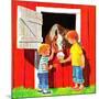 Feeding the Horse - Jack & Jill-Beth Krush-Mounted Giclee Print