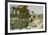 Feeding the Ibis at Corsica-William Stephen Coleman-Framed Giclee Print