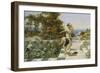 Feeding the Ibis at Corsica-William Stephen Coleman-Framed Giclee Print