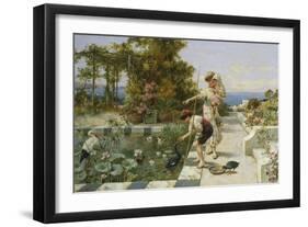 Feeding the Ibis at Corsica-William Stephen Coleman-Framed Giclee Print