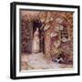 Feeding the Kitten-Helen Allingham-Framed Giclee Print